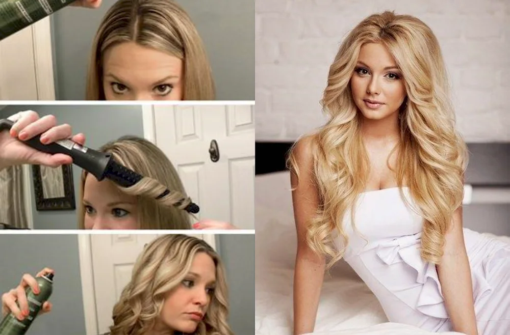 Braun 4570 flat iron curls for long hair