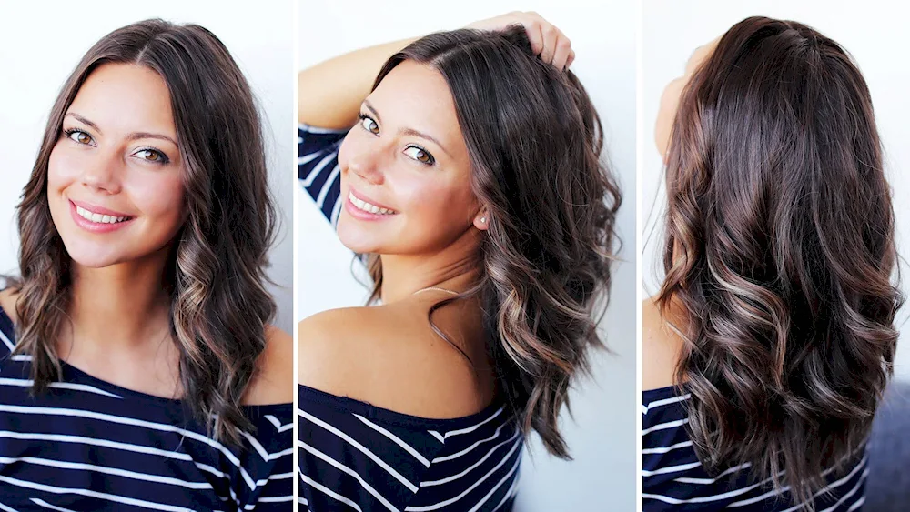 Curls on medium hair