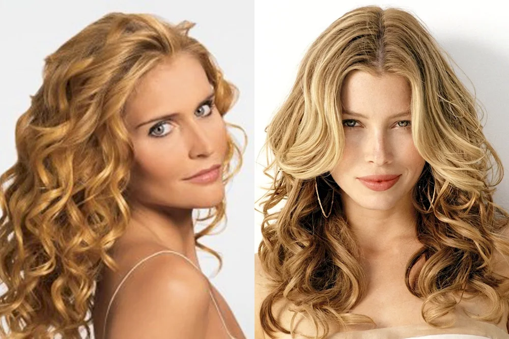 Curls for medium hair