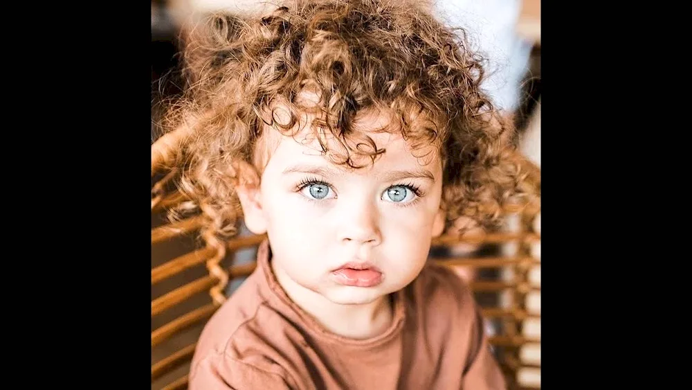 Curly baby
