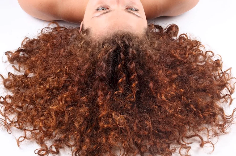 Curly hair