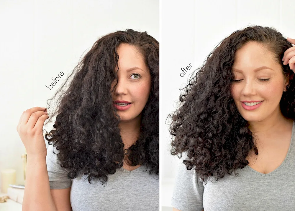 Curly hair