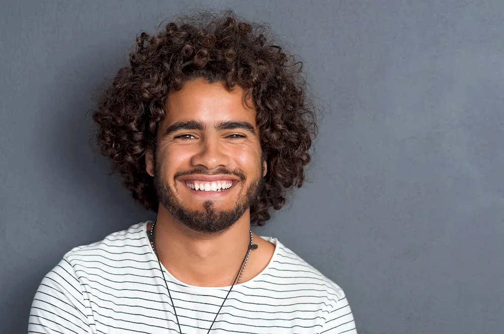 Curly man
