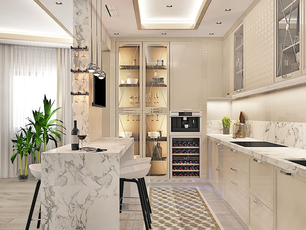 Kitchen art deco Neoclassical