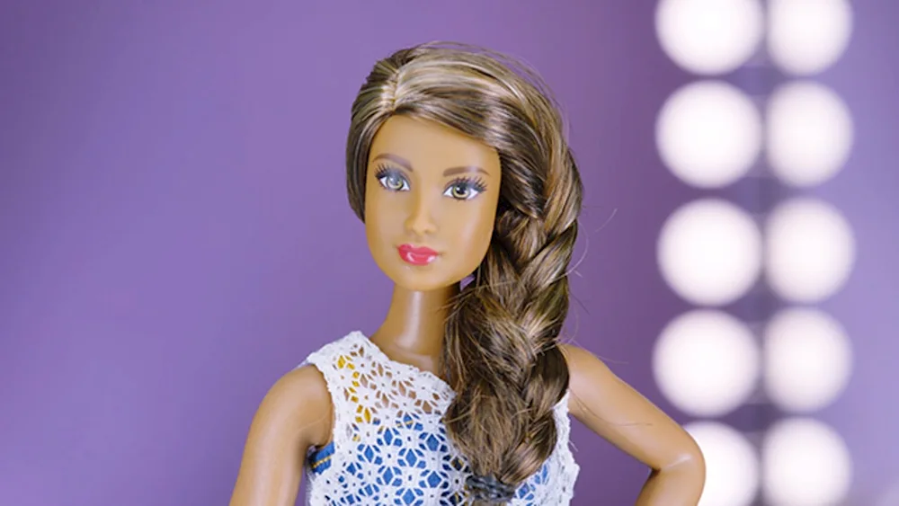 Barbie head for hairstyles