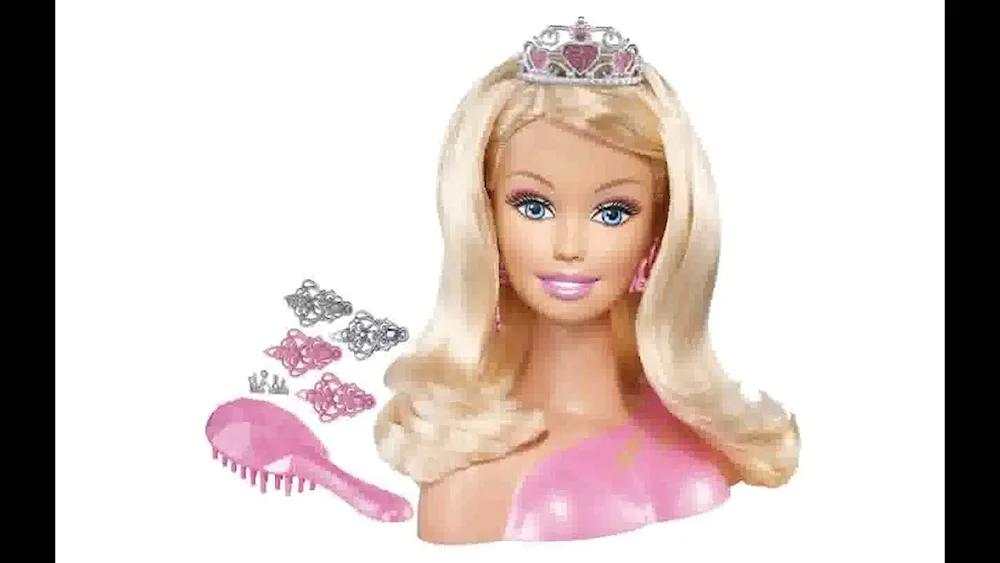 Barbie doll face