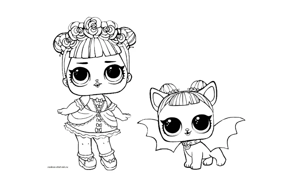 LOL doll raskraska
