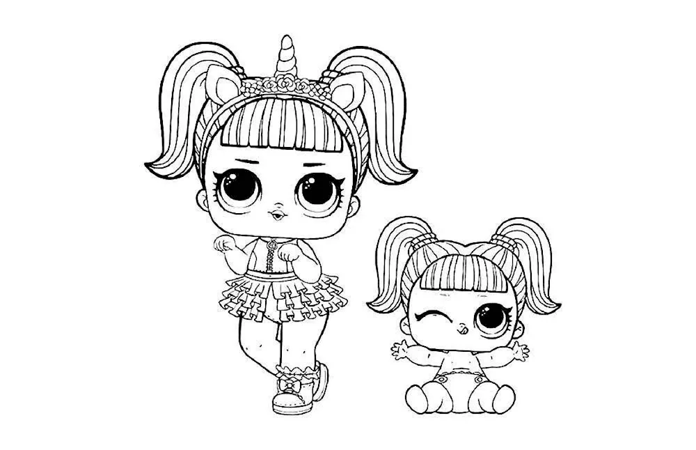 LOL doll prints LOL