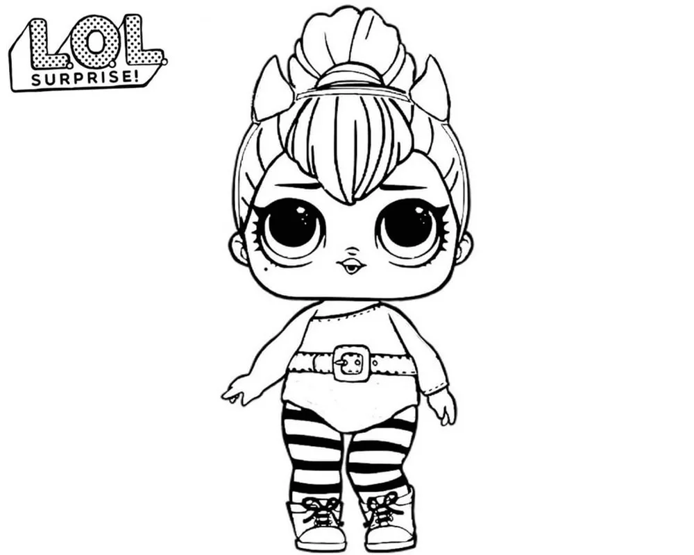LOL doll colouring