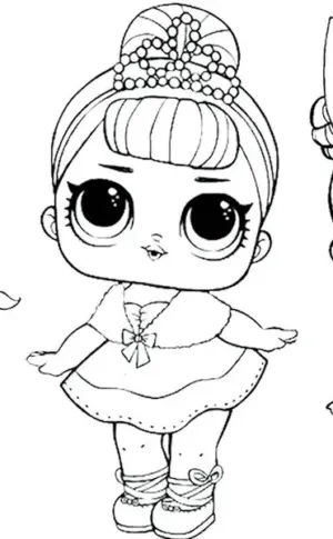 LOL doll colouring