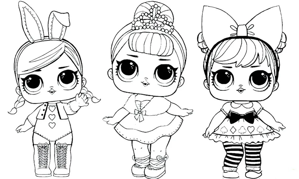 LOL doll colouring