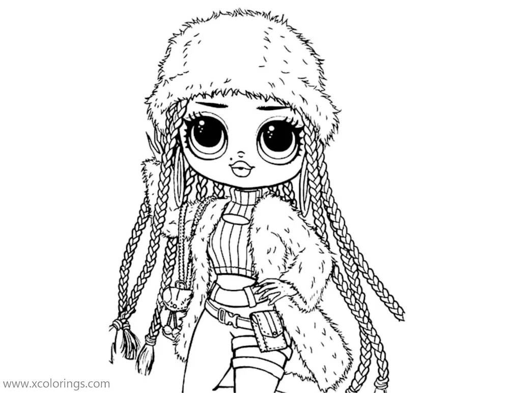 Lol doll colouring Unicorn