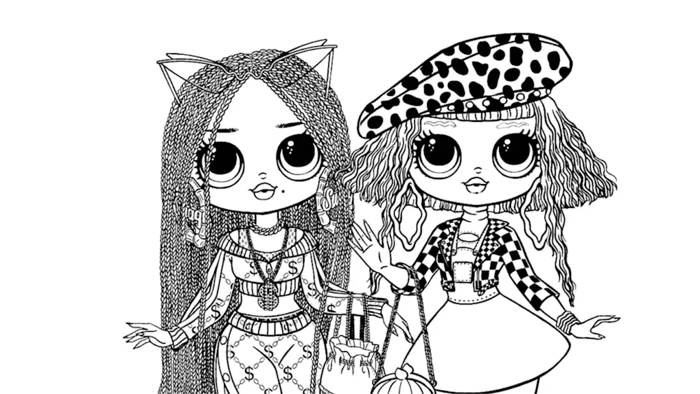 LOL doll raskraska