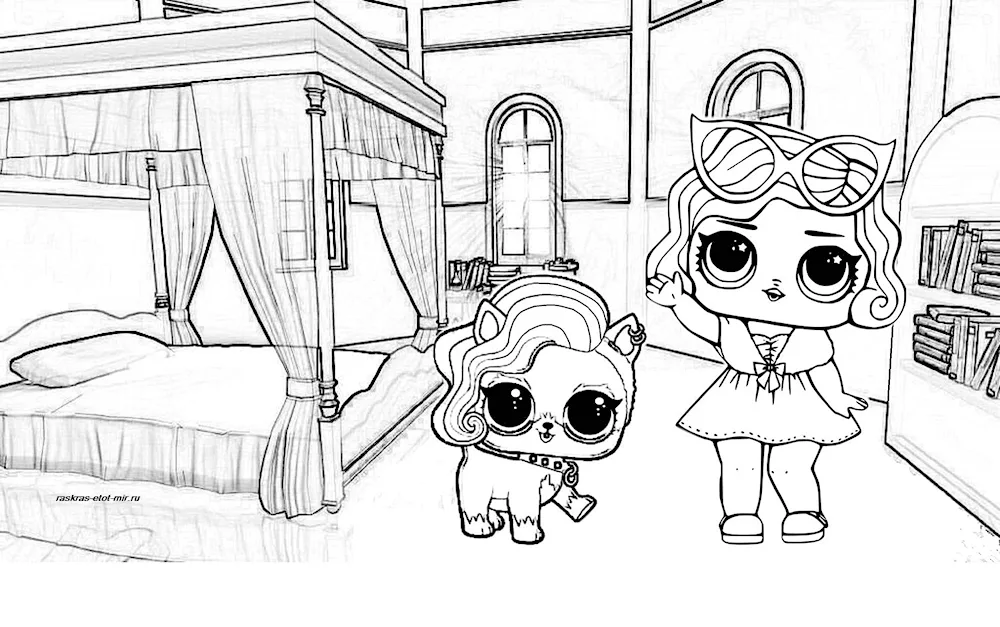 LOL doll raskraska