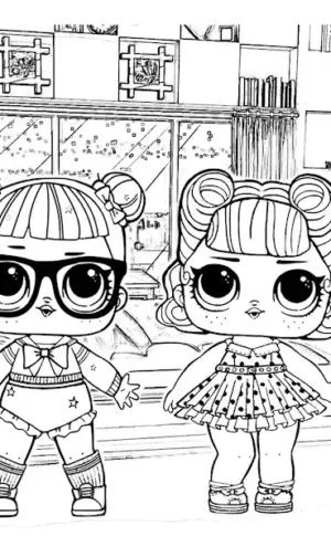LOL doll raskraska