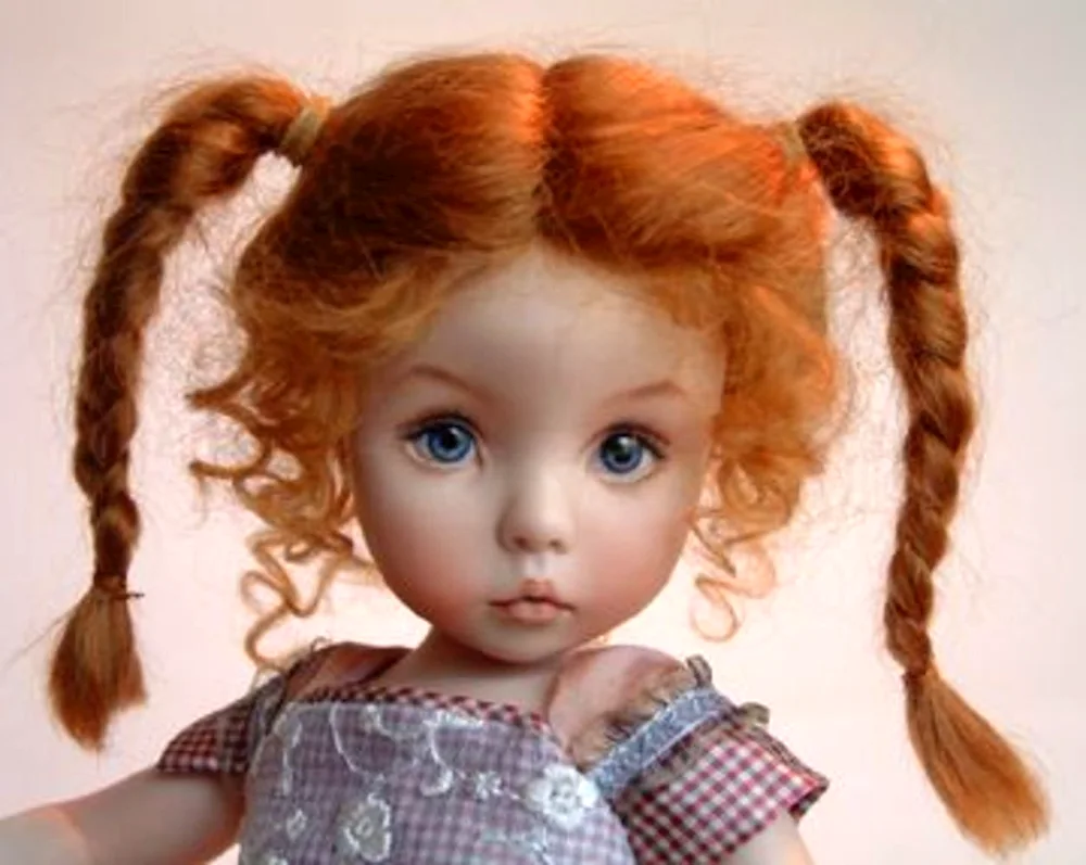 Doll with red hair