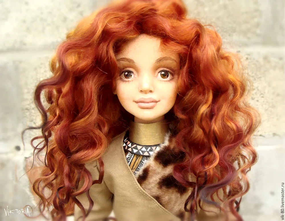Orange hair doll