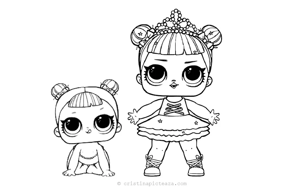 LOL doll raskraska