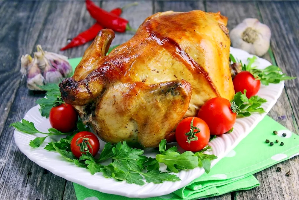 Grill chicken for the holiday table