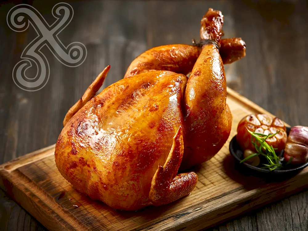 Grilled broiler chicken