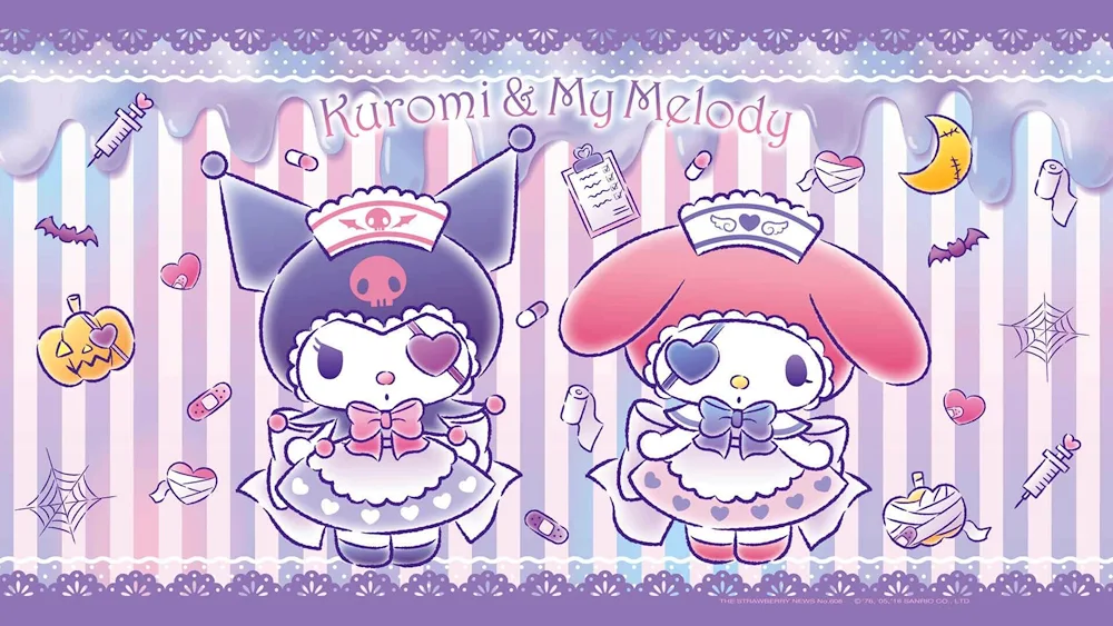 Kuromi Melody and Hello Kitty