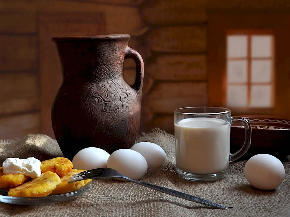 Pitcher still life