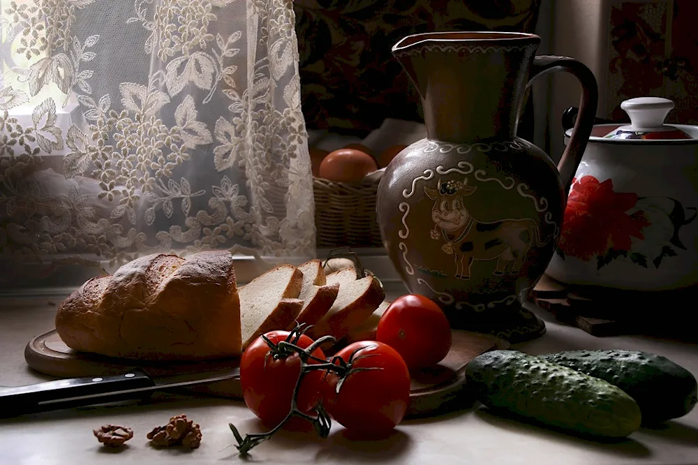 Pitcher still life