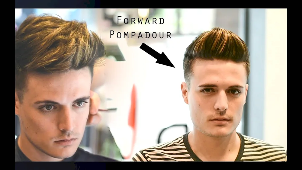 Pompadour haircut for men