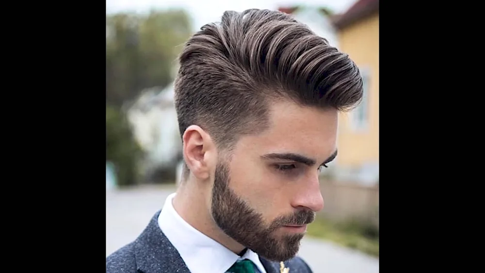 Fade half-box haircut