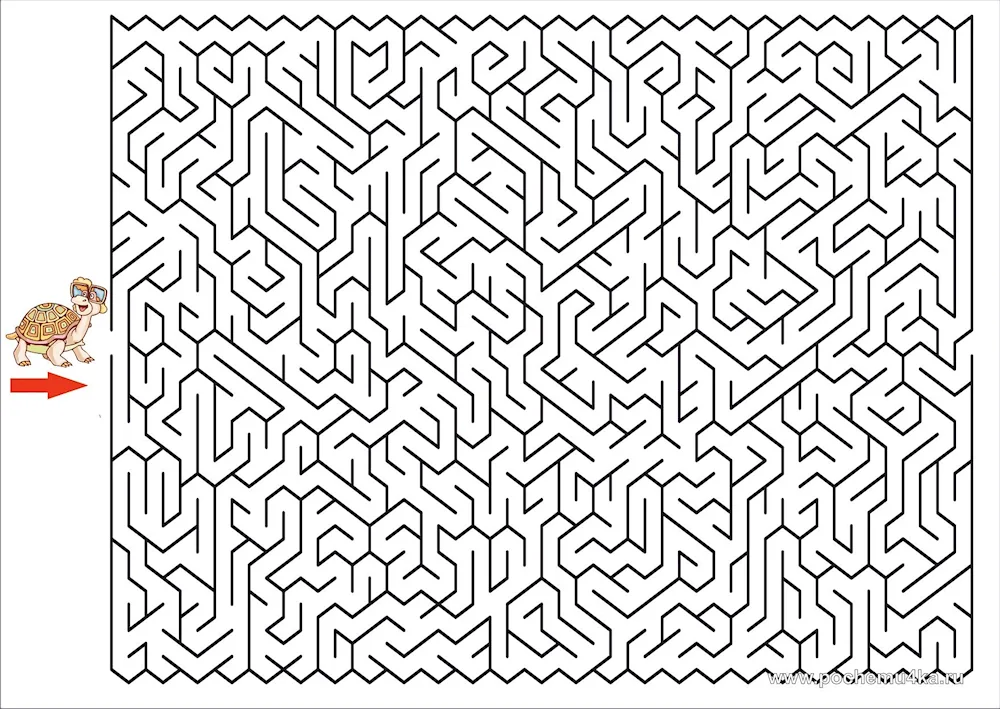 Labyrinth game for kids 7-8 years old