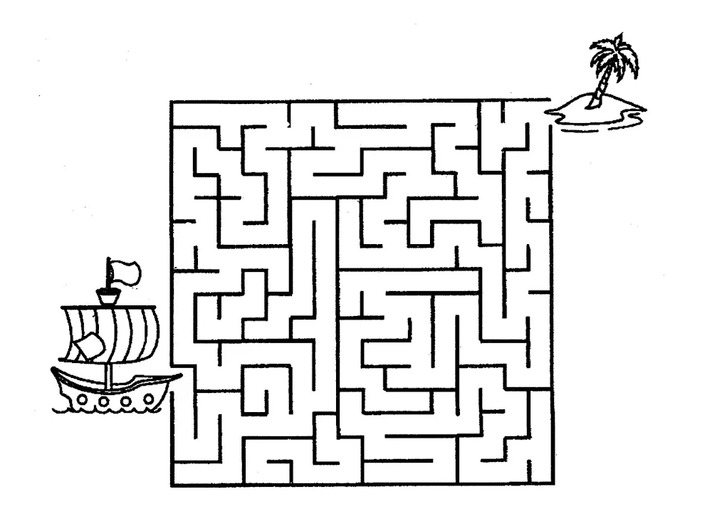 Labyrinths for kids 5-6 years old