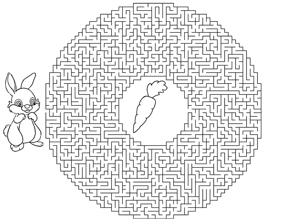 Labyrinths for kids 6-7 years old