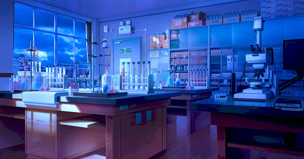 Concept art Sci Fi lab