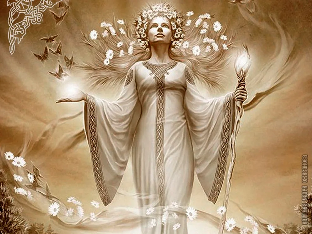 Lada Ancient Slavic goddessLada Slavic goddessZlatogorka Slavic goddessOlshansky Boris Slavic goddessSlavic mythology Bereginya LadaMara Marena goddess. Slavic fantasy goddess Slavic mythologyLelia the ancient Slavic goddessMakosh the Slavic goddessLeli the Slavic Goddess of SpringSlavic mythologyDabba Yaga Yaginya Goddess