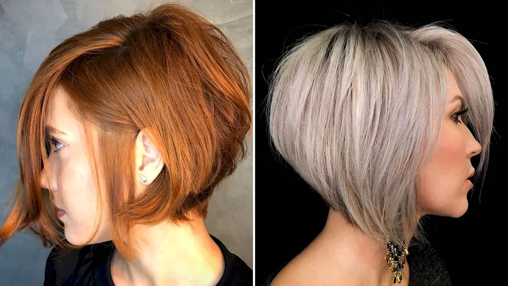 Light Bob Bare haircut