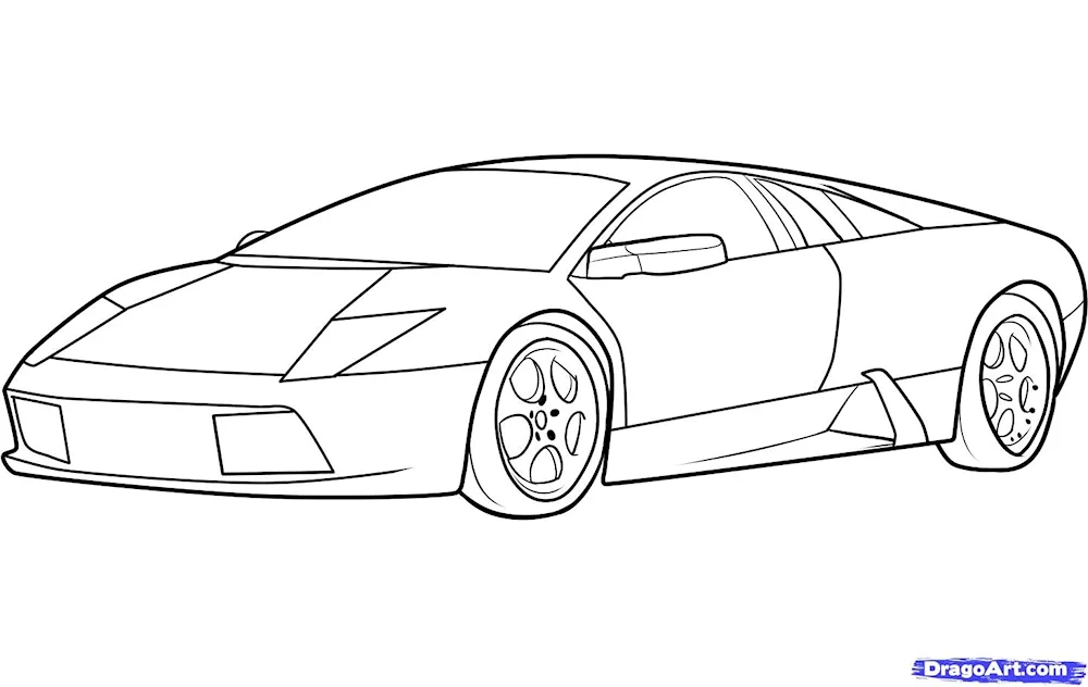 Lamborghini Gallardo colouring