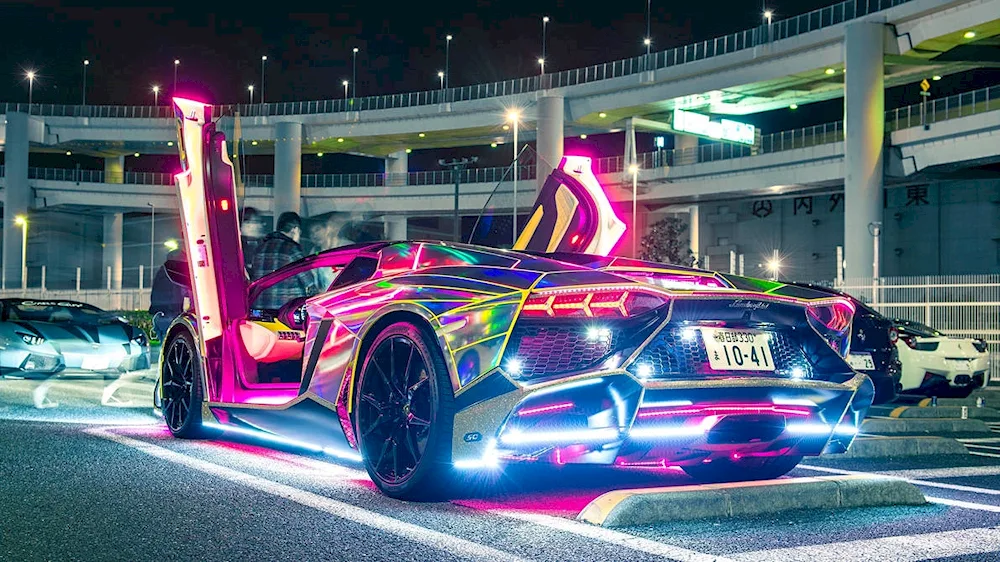 Nissan GTR r35 neon