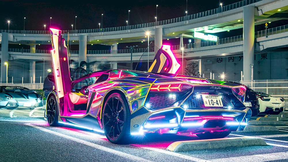 Lamborghini Veneno Neon