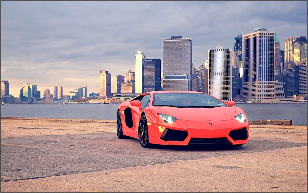 Lamborghini Aventador lp700 red