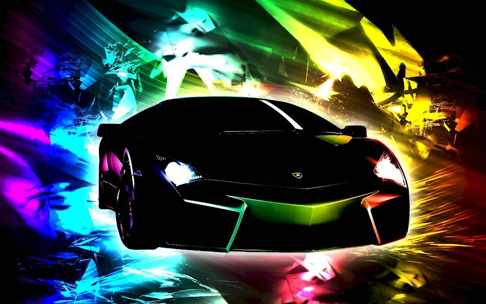 Lamborghini neon