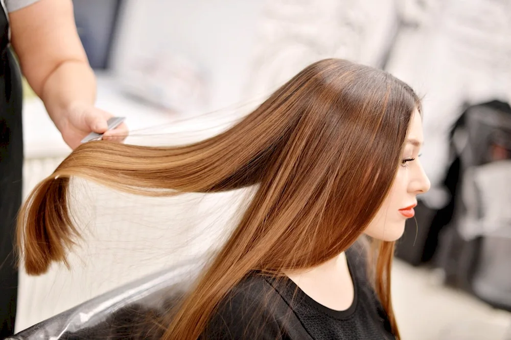 Dark hair colouring