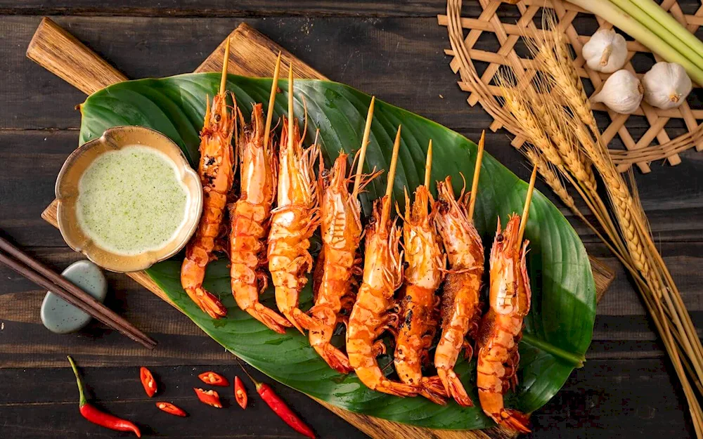 Langoustines Ecuadorian l1 shrimps l1 langoustines