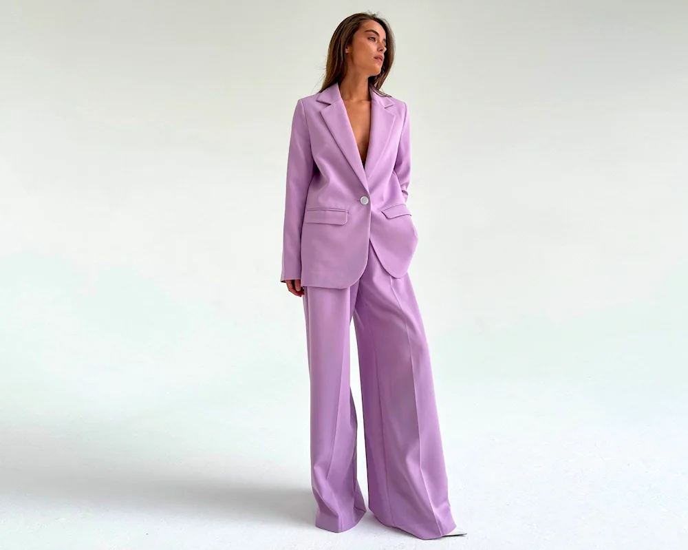 Lavender palazzo trousers