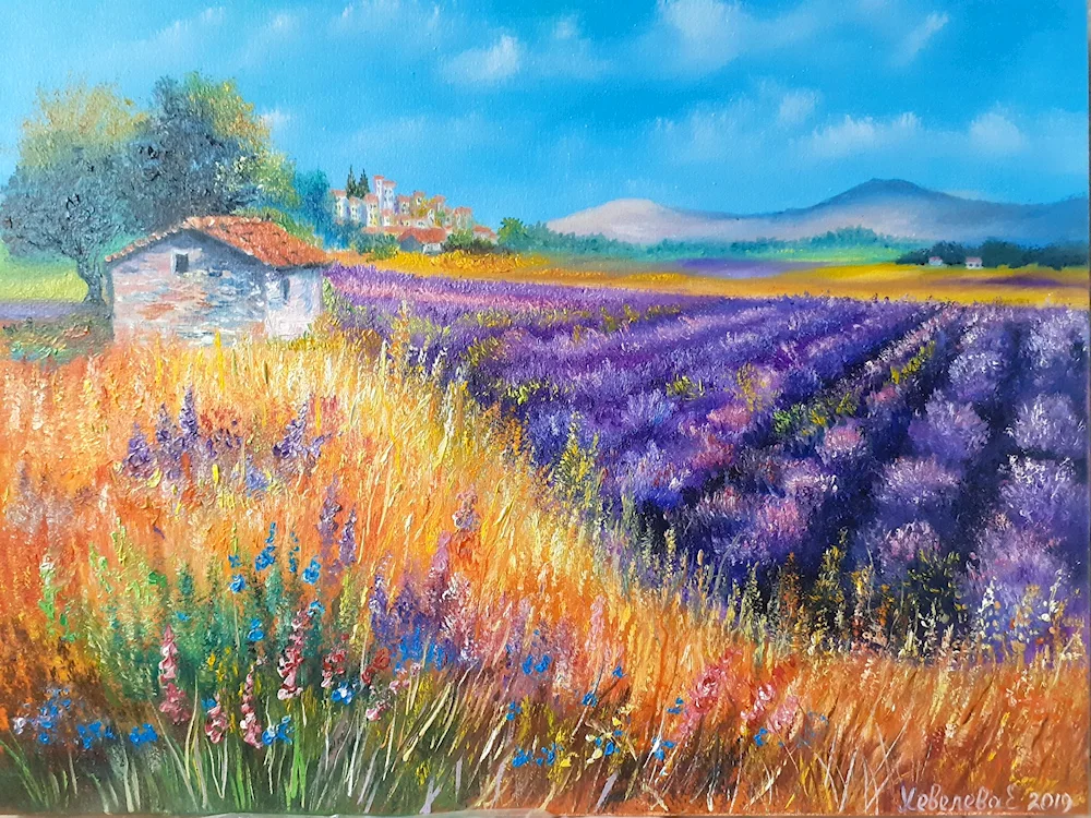 Lavender Fields Jean Marc Janiachik