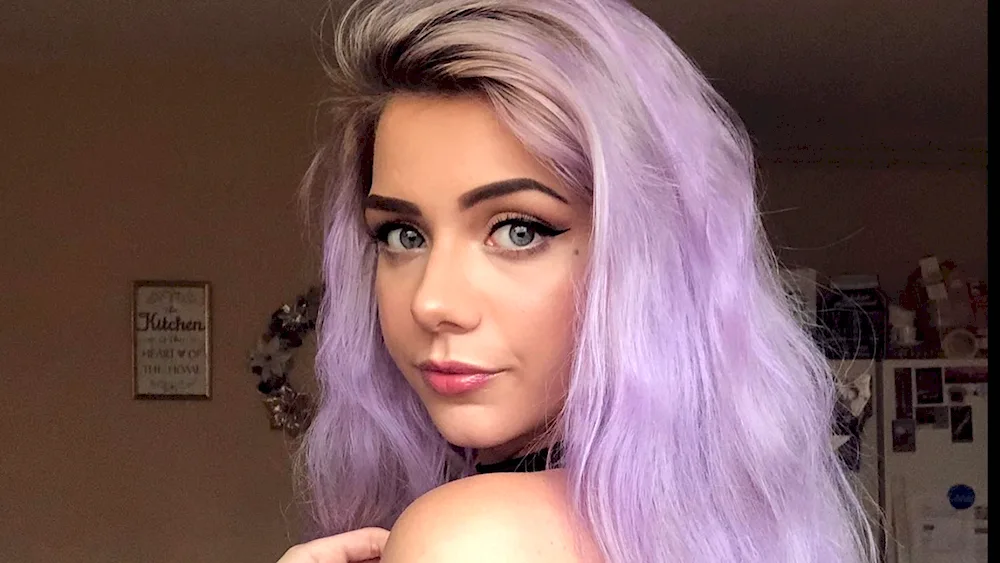Lavender hair