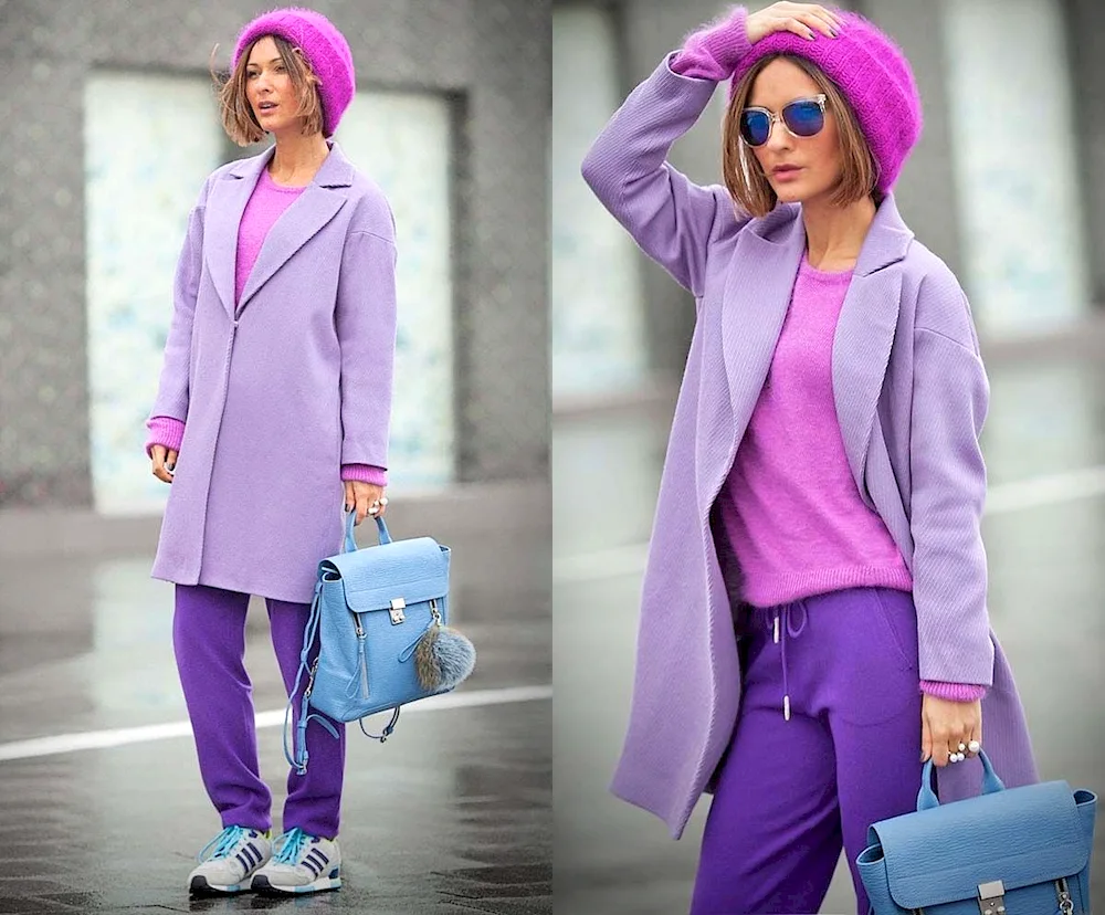 Lavender colour in clothes