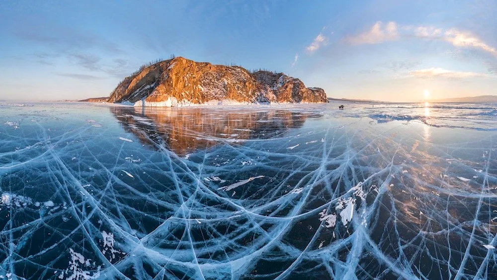 Lake Baikal ice