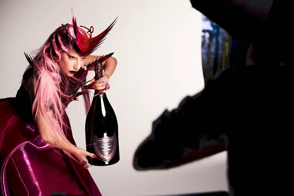 Lady Gaga and dom Pérignon