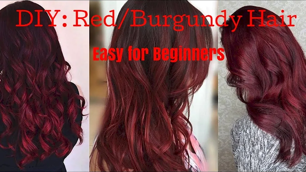 Ice Sangria hair colour