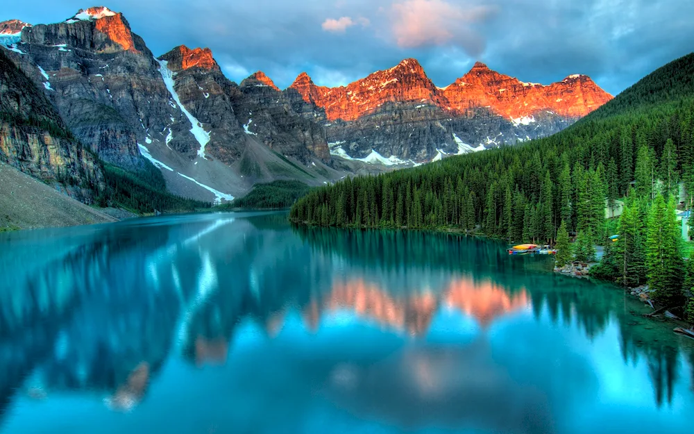 Glacier Lake Moraine Canada